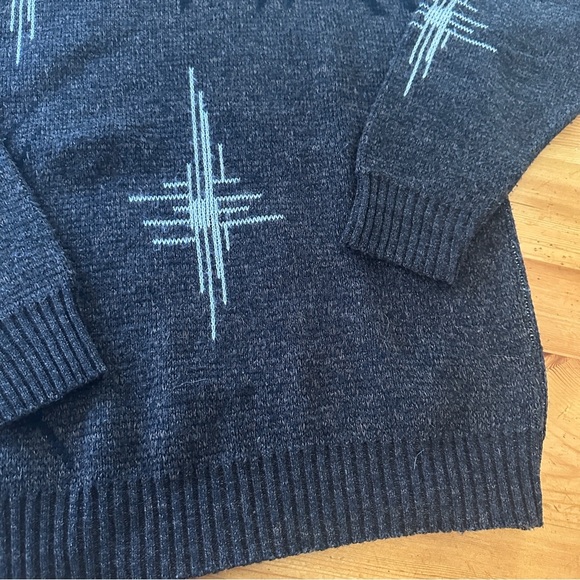 LAVANE New York Men's Abstract Sweater M Vintage - Picture 4 of 8